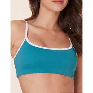 NWT Andie Swim x Mindy Summer Camp Dolphin Top in Baltic *sold out*